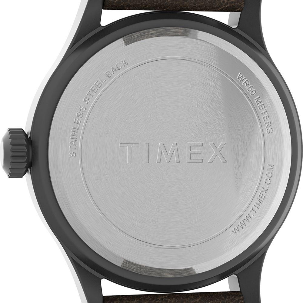 Image 4: Timex Expedition® Scout™ - Khaki Dial - Brown Leather Strap