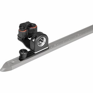 Image 1: Ronstan Series 19 C-Track w/Slide, Swivel Fairlead, Cleat & Stop