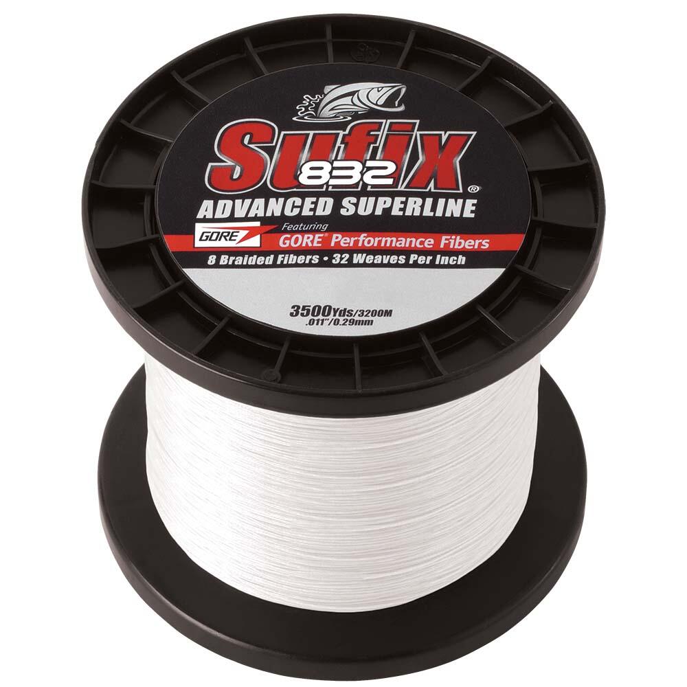 Image 1: Sufix 832® Advanced Superline® Braid - 10lb - Ghost - 3500 yds