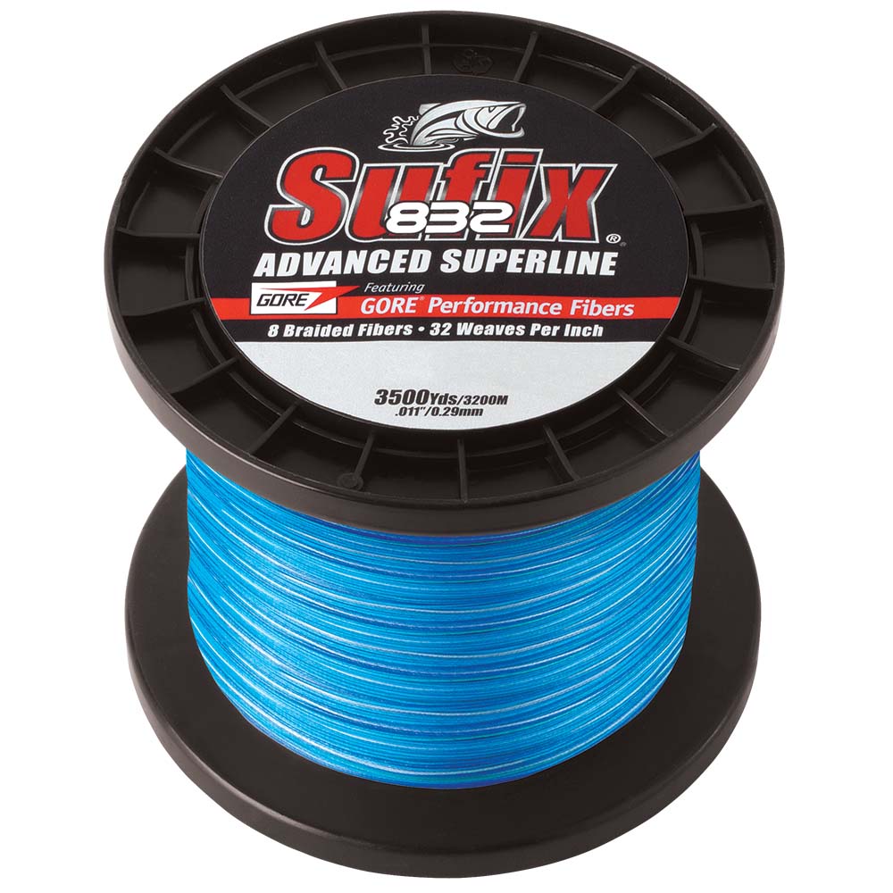 Image 1: Sufix 832® Advanced Superline® Braid - 15lb - Coastal Camo - 3500 yds