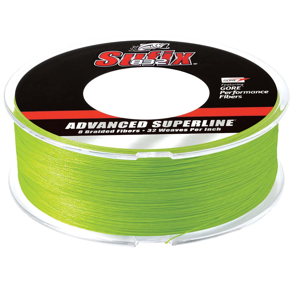 Image 1: Sufix 832® Advanced Superline® Braid - 20lb - Neon Lime - 600 yds