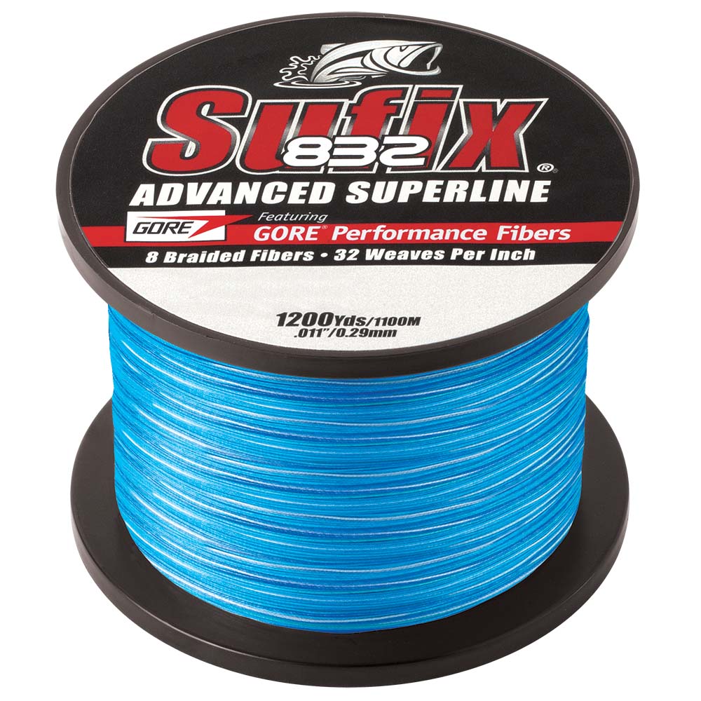 Image 1: Sufix 832® Advanced Superline® Braid - 20lb - Coastal Camo - 1200 yds