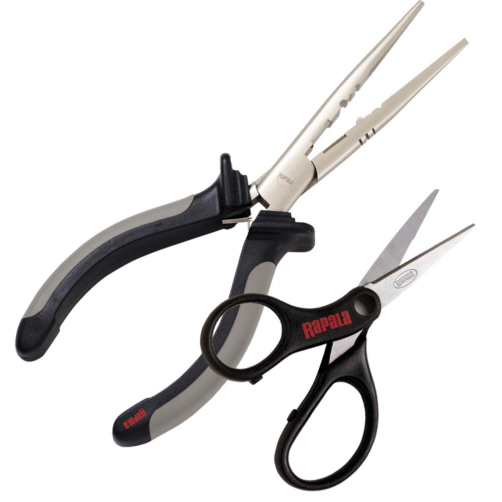 Image 1: Rapala Pliers & Super Line Scissors Combo