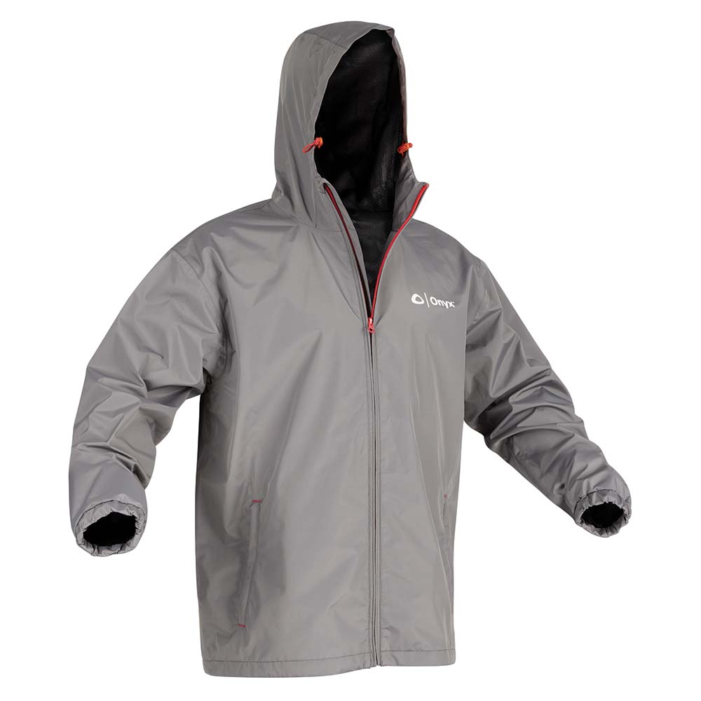 Image 1: Onyx Essential Rain Jacket - Medium - Grey