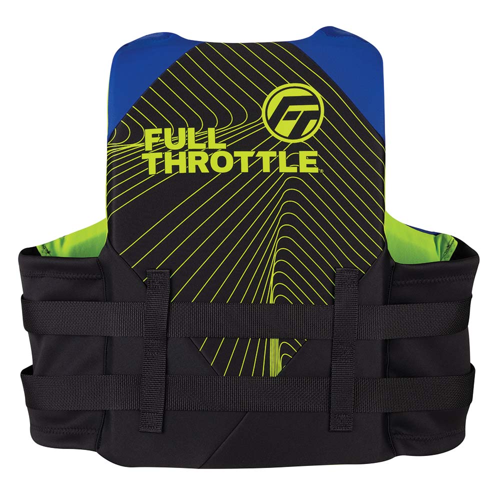 Image 2: Full Throttle Adult Rapid-Dry Life Jacket - L/XL - Blue/Black
