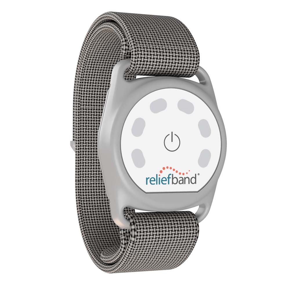 Image 1: Reliefband Sport Anti-Nausea Wristband - Grey