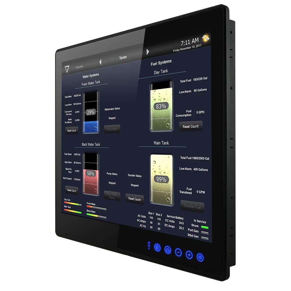 Image 1: Seatronx 19" Commercial Touch Screen Display
