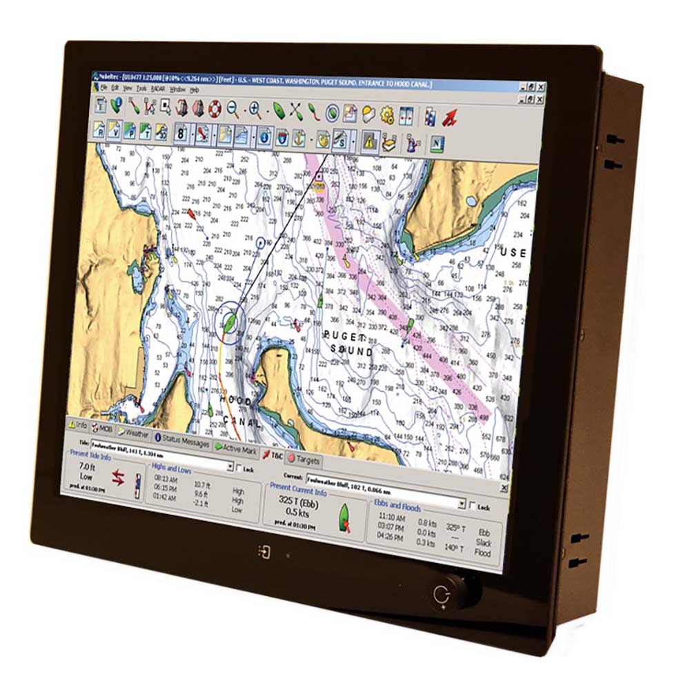 Image 1: Seatronx 17" Sunlight Readable Touch Screen Display