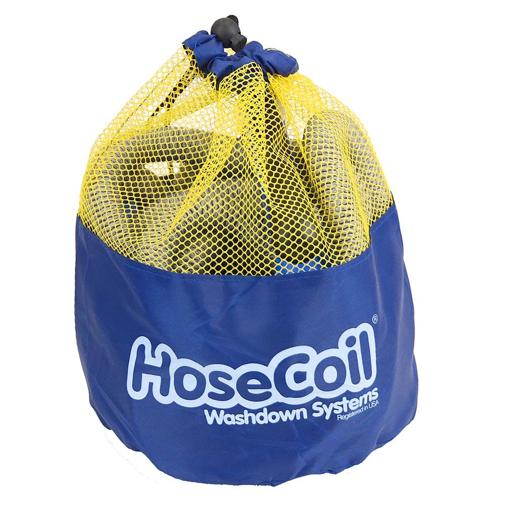 Image 2: HoseCoil Expandable 25' Grey Hose Kit w/Nozzle & Bag