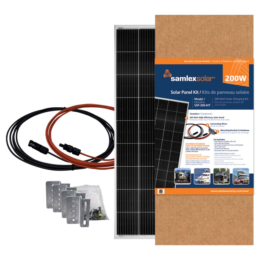 Image 1: Samlex 200W Solar Panel Kit