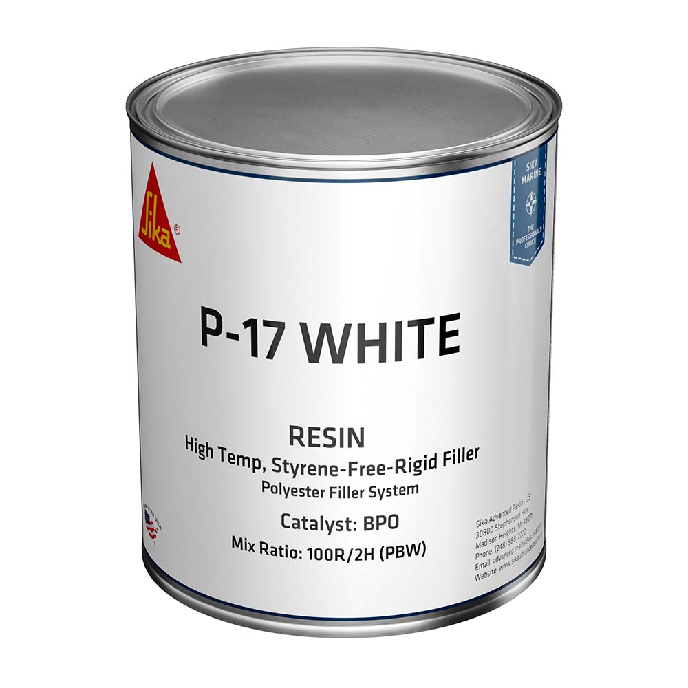 Image 1: Sika SikaBiresin® AP017 White Base Quart Can BPO Hardener Required