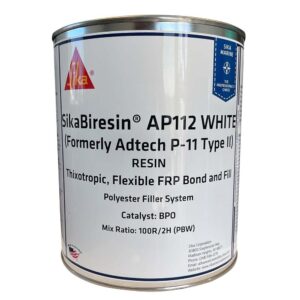 Image 1: Sika SikaBiresin® AP112 White Gallon BPO Hardener Required