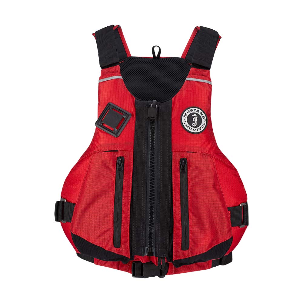Image 2: Mustang Slipstream Foam Vest - Red - Large/XL