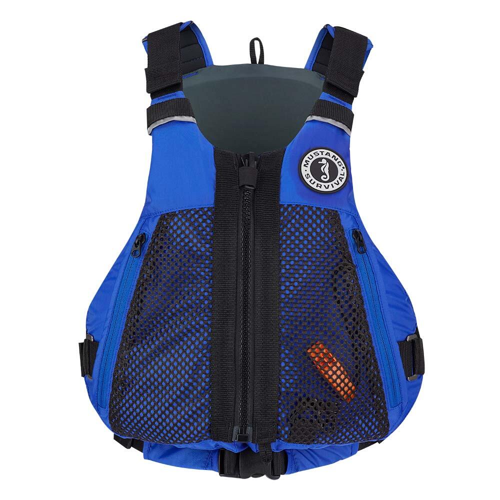 Image 2: Mustang Trident Foam Vest - Blue - Small/Medium