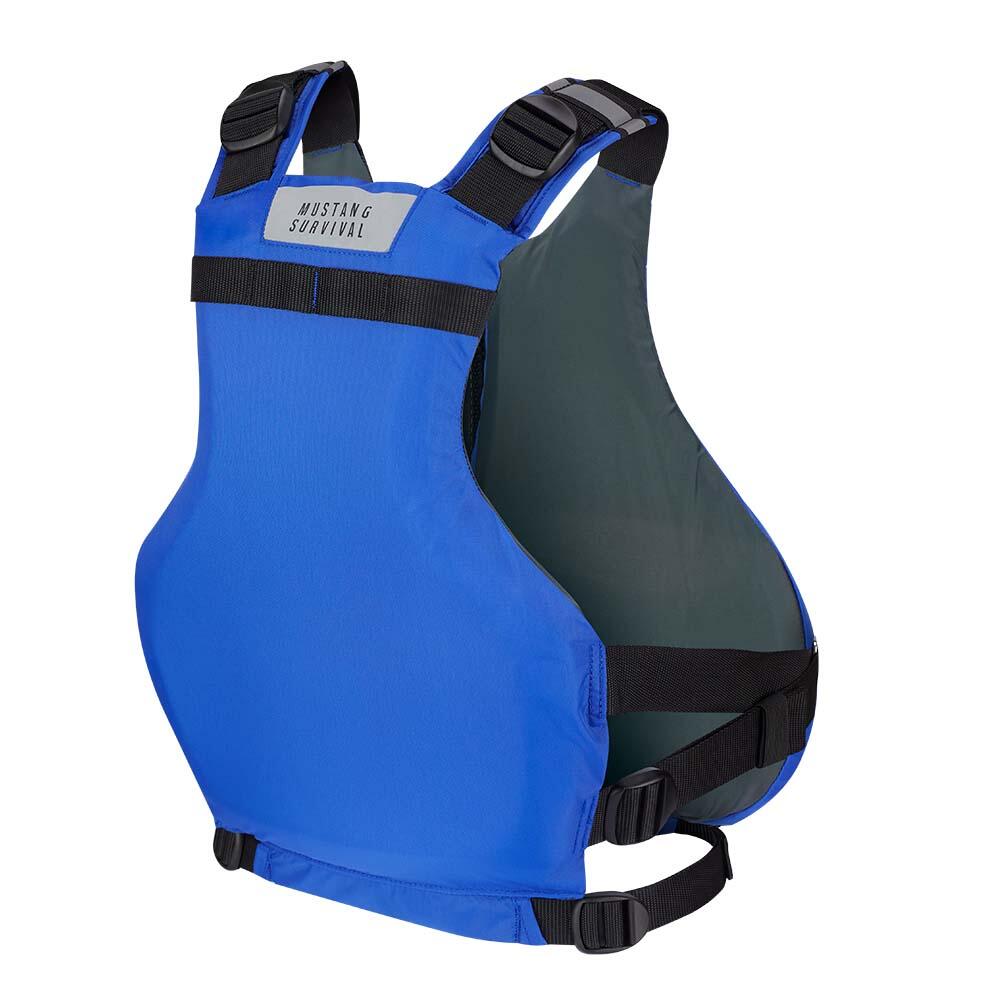 Image 3: Mustang Trident Foam Vest - Blue - Small/Medium