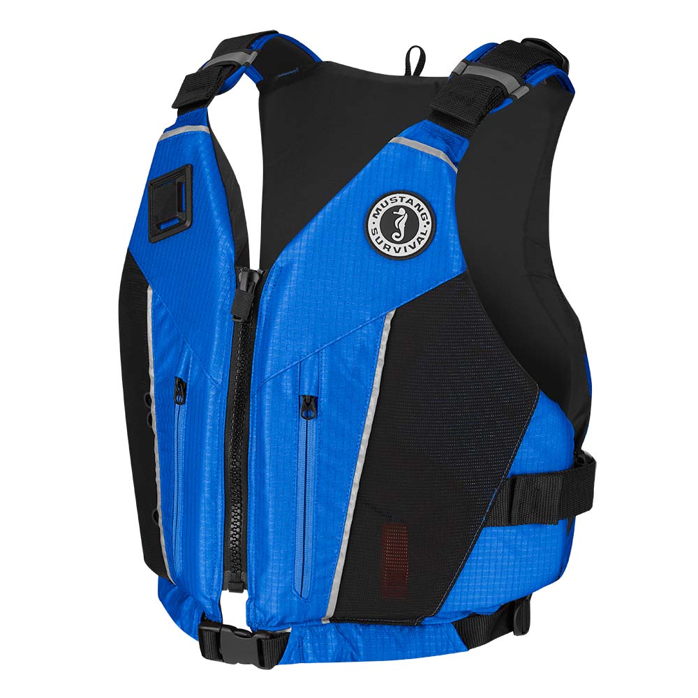 Image 1: Mustang Java Foam Vest - Bombay Blue - Medium/Large