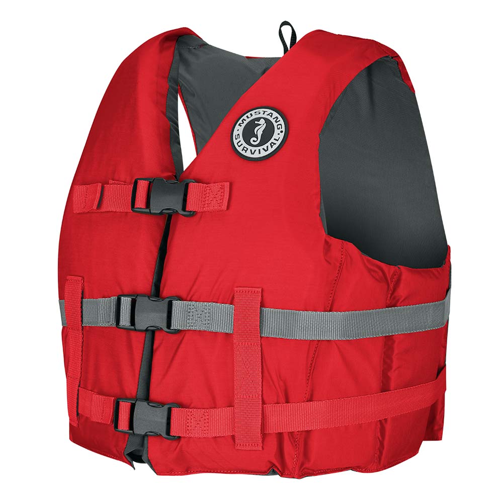 Image 1: Mustang Livery Foam Vest - Red - XS/Small