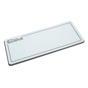 Image 1: SeaDek Large Helm Pad - Caribbean Blue/Storm Grey