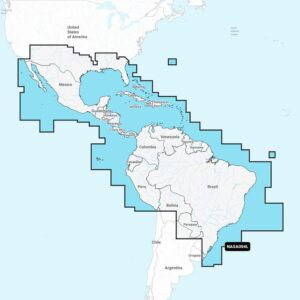 Image 1: Navionics NASA004L - Mexico, Caribbean to Brazil - Navionics+