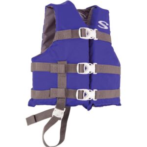 Image 1: StearnsClassic Series Child Life Jacket - 30-50lbs - Blue/Grey
