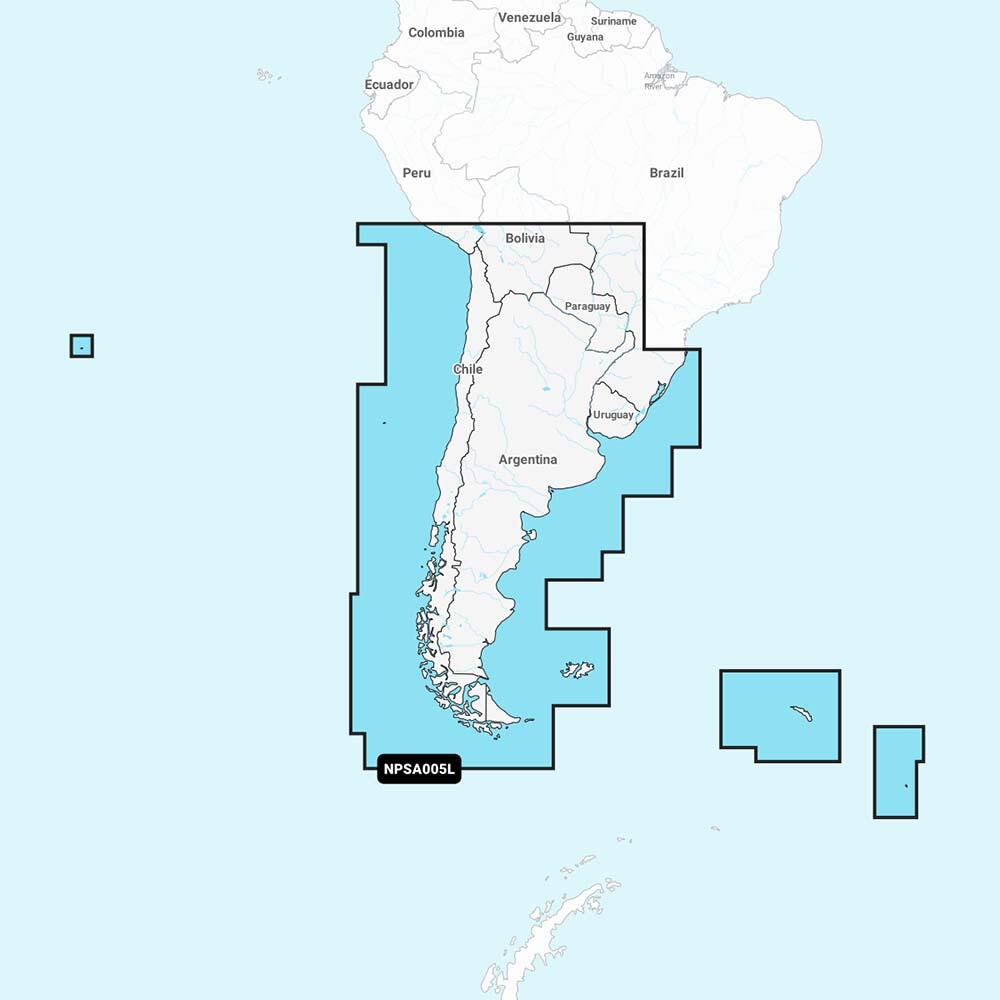 Image 1: Navionics Platinum+ NPSA005L - Chile, Argentina & Easter Island