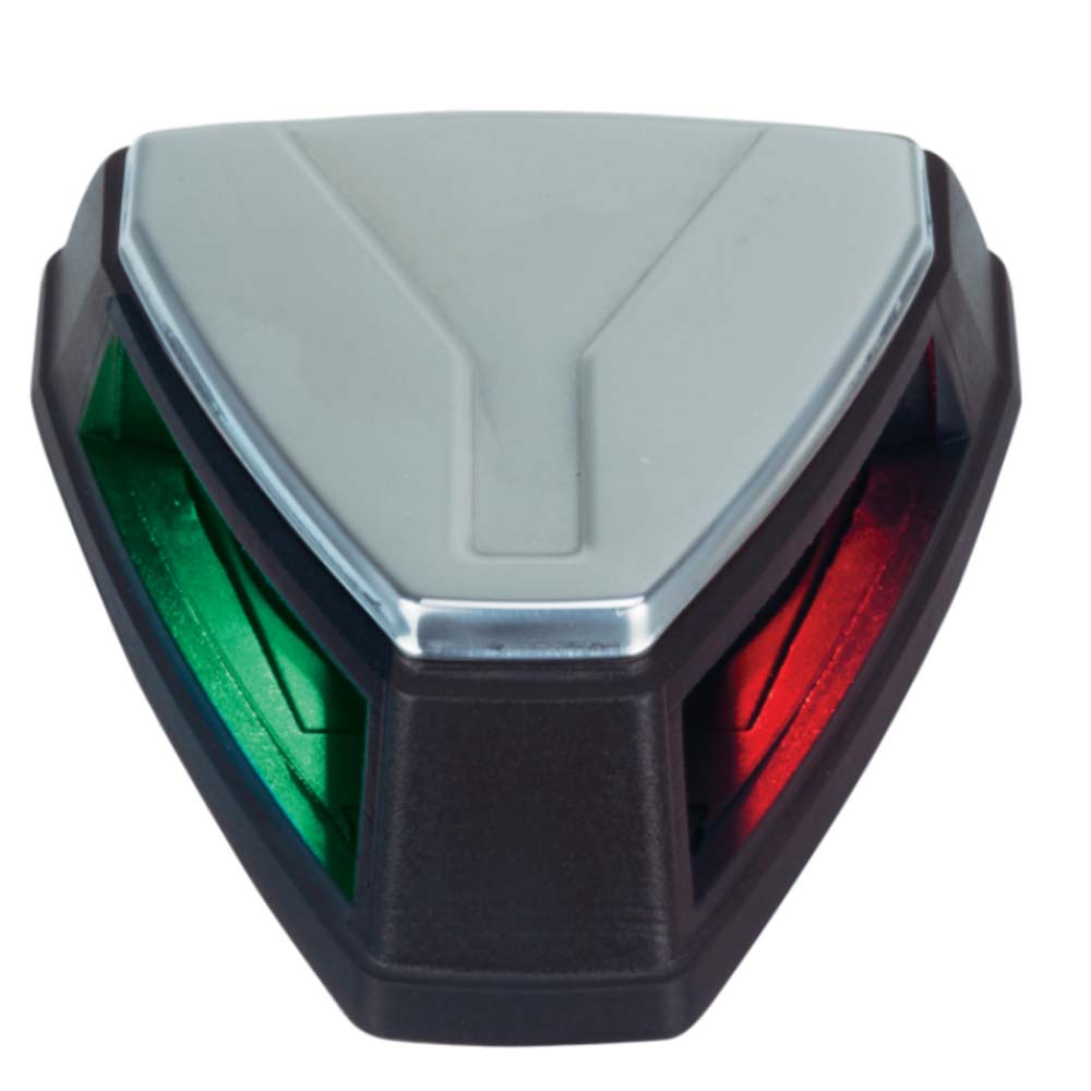 Image 1: Perko 12V LED Bi-Color Navigation Light - Black/Stainless Steel