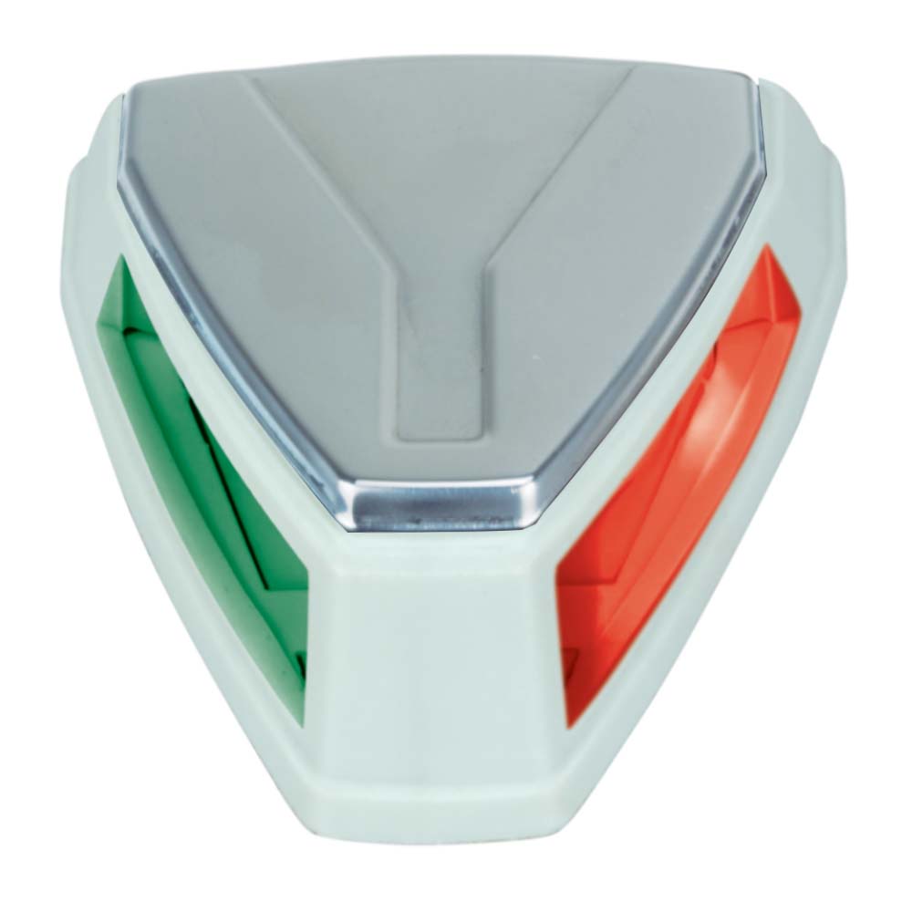 Image 1: Perko 12V LED Bi-Color Navigation Light - White/Stainless Steel