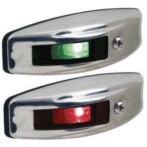 Image 1: Perko 12V LED Side Light - Stainless Steel