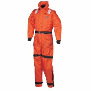 Image 1: Mustang Deluxe Anti-Exposure Coverall & Work Suit - Orange - Medium
