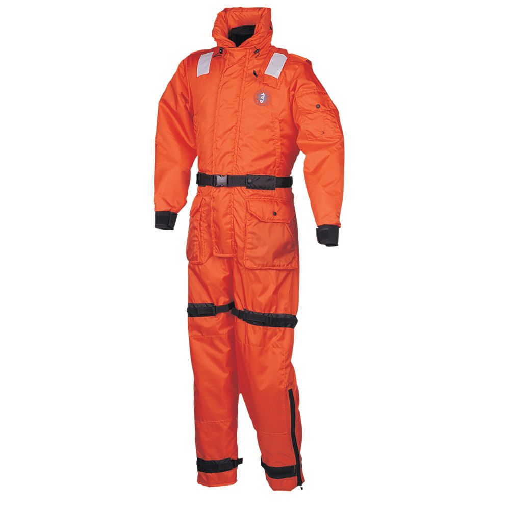 Image 1: Mustang Deluxe Anti-Exposure Coverall & Work Suit - Orange - XXL