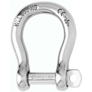 Image 1: Wichard Self-Locking Bow Shackle - Diameter 10mm - 13/32"