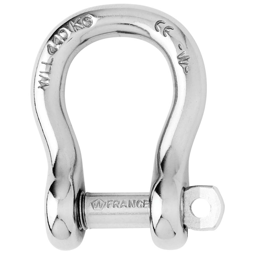 Image 1: Wichard Captive Pin Bow Shackle - Diameter 10mm - 13/32"