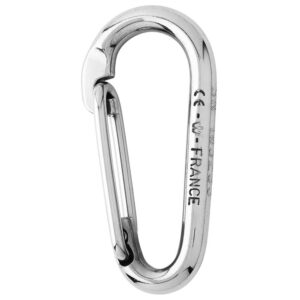 Image 1: Wichard Symmetric Carbine Hook Without Eye - Length 60mm - 1/4"