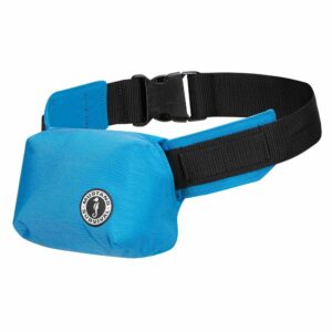 Image 1: Mustang Minimalist Inflatable Belt Pack - Azure Blue - Manual