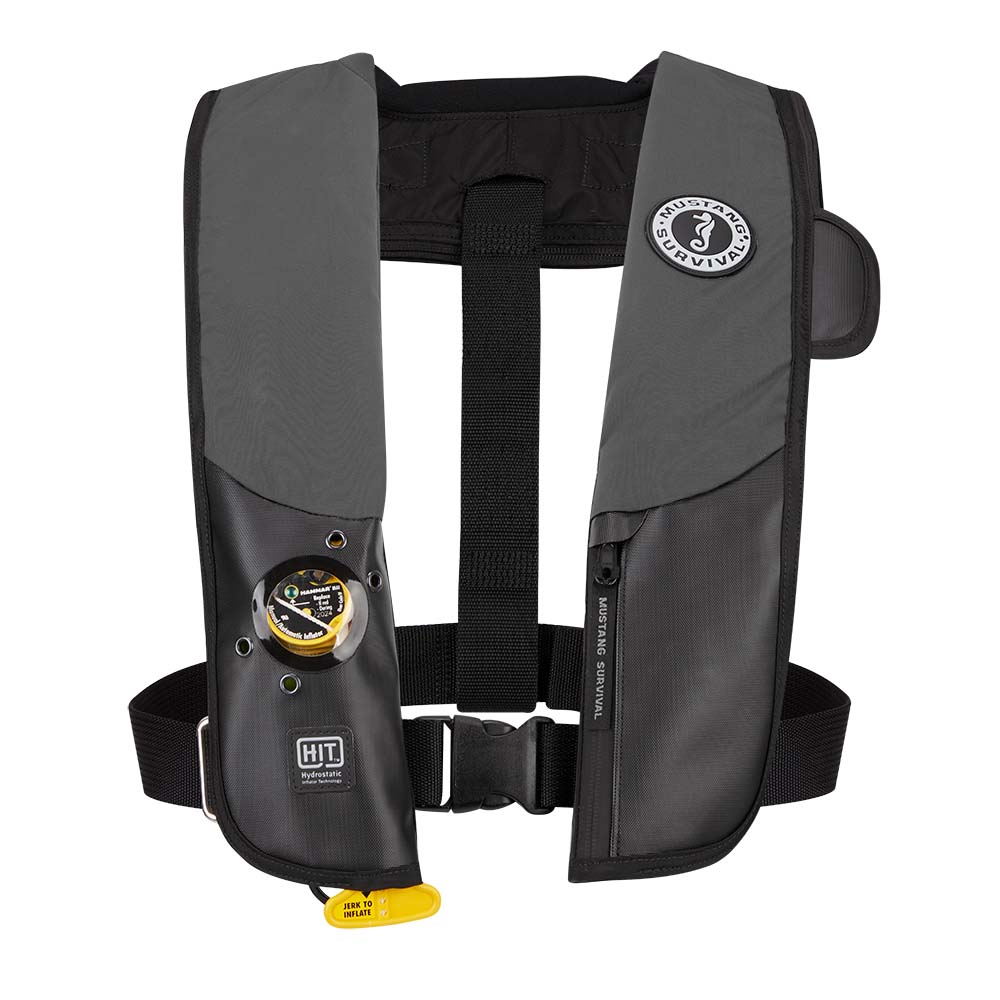 Image 1: Mustang HIT Hydrostatic Inflatable PFD - Red/Black - Automatic/Manual