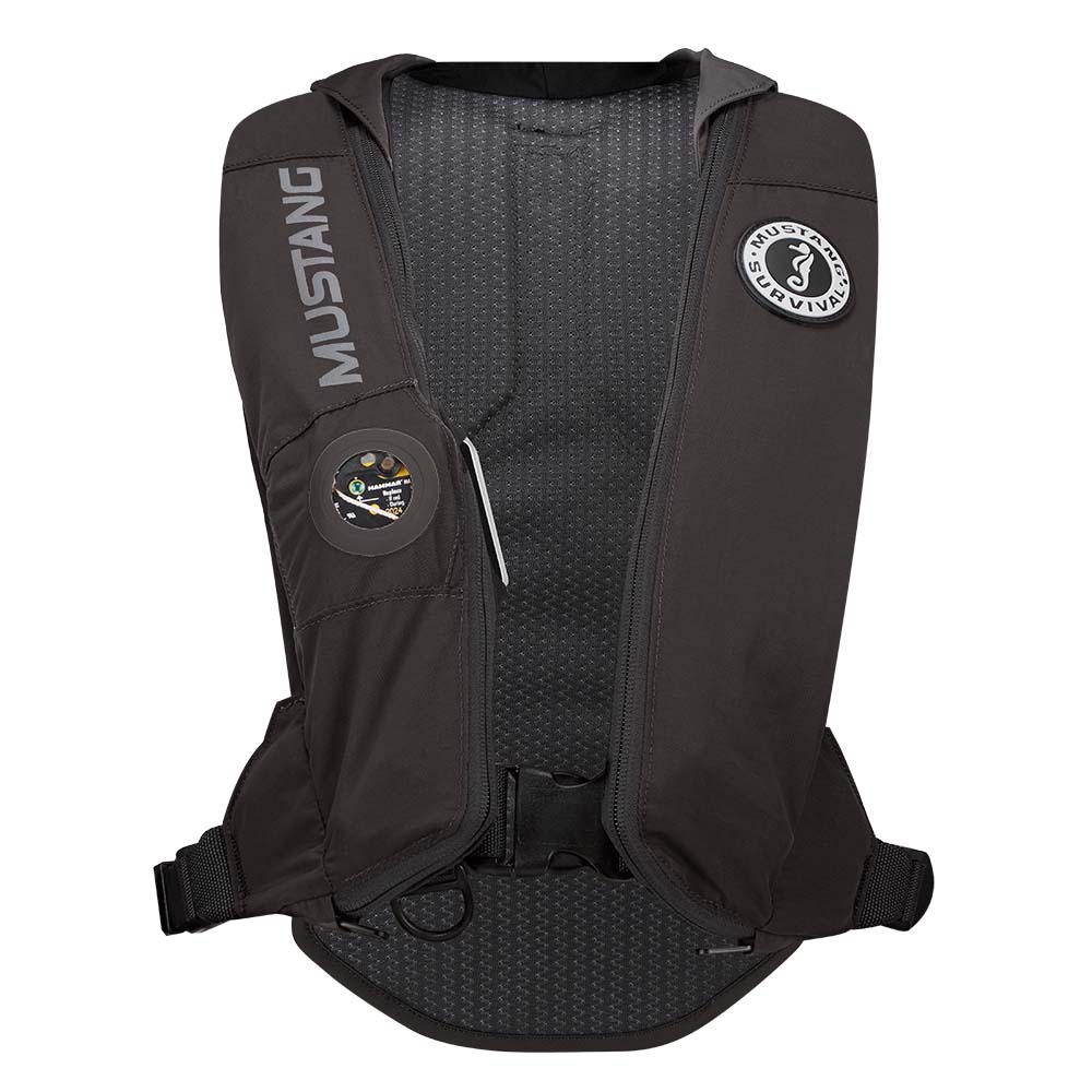 Image 1: Mustang Elite 28 Hydrostatic Inflatable PFD - Black - Automatic/Manual