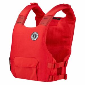 Image 1: Mustang Khimera Dual Flotation PFD - Red - Manual