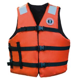 Image 1: Mustang Flotation Vest - Orange - Adult Universal