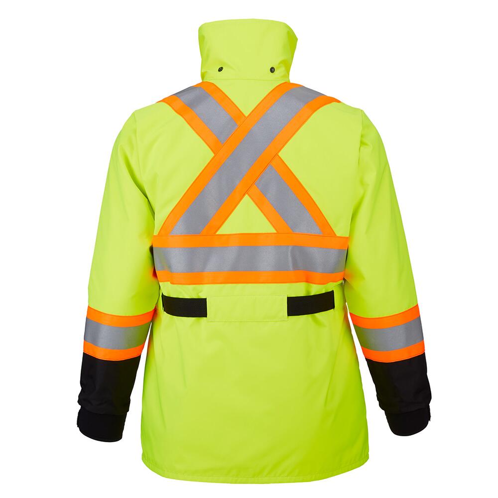 Image 2: Mustang Classic Flotation Coat - Fluorescent Yellow/Green/Black - XXXL