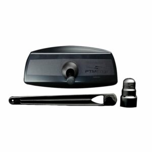 Image 1: PTM Watersports UCX-17 PRO Pontoon Mirror/Bracket Kit - Black