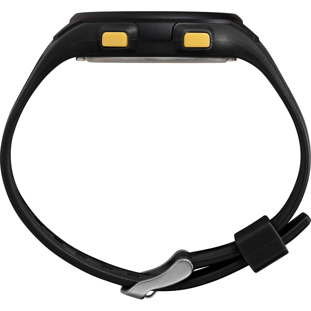 Image 2: Timex DGTL 45mm Men's Watch - Black/Yellow Case - Black Strap