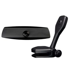 Image 1: PTM Watersports Mirror/Bracket Kit w/VR-140 Elite Mirror & ZXR-360 (Black)