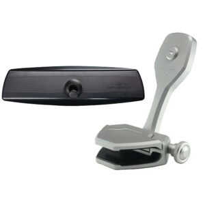 Image 1: PTM Watersports Mirror/Bracket Kit w/VR-140 PRO Mirror & ZXR-300 (Silver)