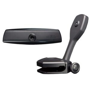 Image 1: PTM Watersports Mirror/Bracket Kit w/VR-140 PRO Mirror & ZXR-360 (Titanium Grey)