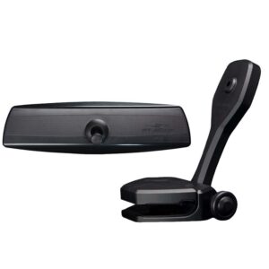 Image 1: PTM Watersports Mirror/Bracket Kit w/VR-140 PRO Mirror & ZXR-360 (Black)