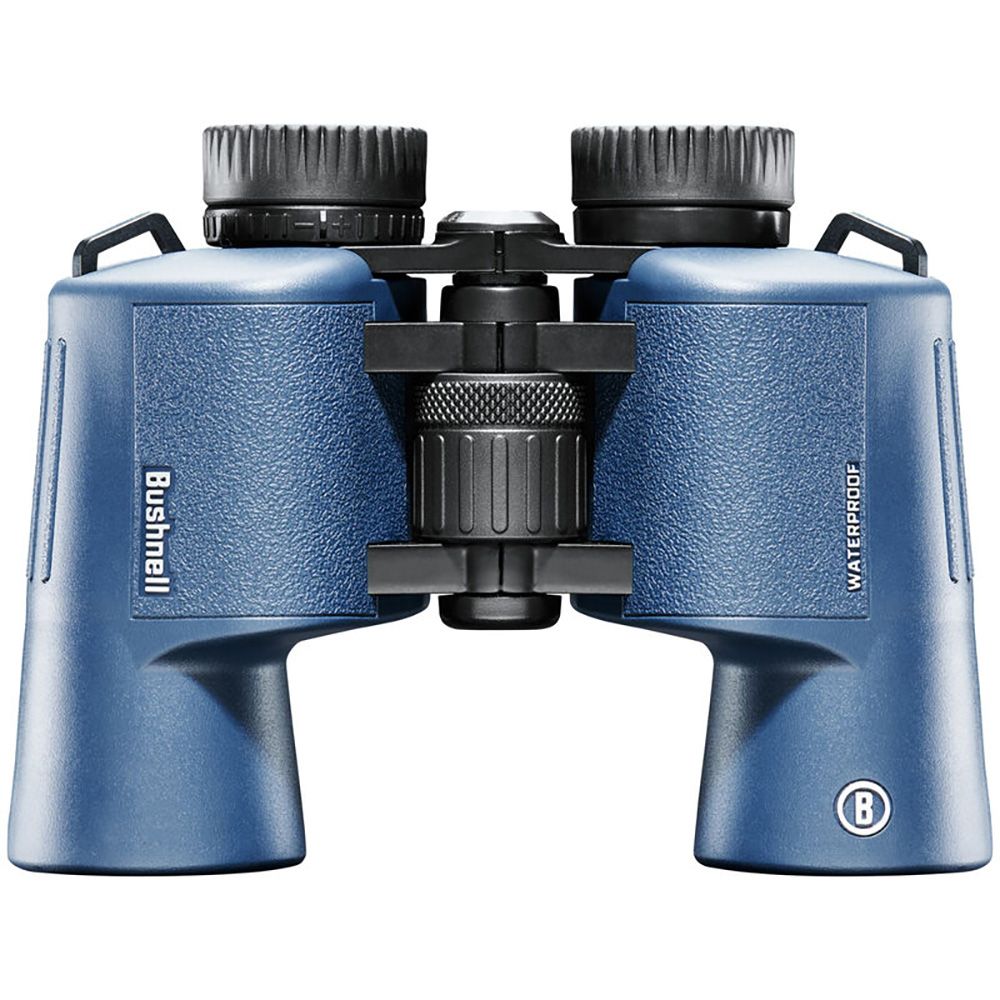 Image 3: Bushnell 12x42mm H2O Binocular - Dark Blue Porro WP/FP Twist Up Eyecups