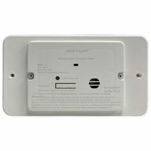 Image 1: Safe-T-Alert 62 Series RV Carbon Monoxide - White - Flush Mount - 12V w/Trim Ring