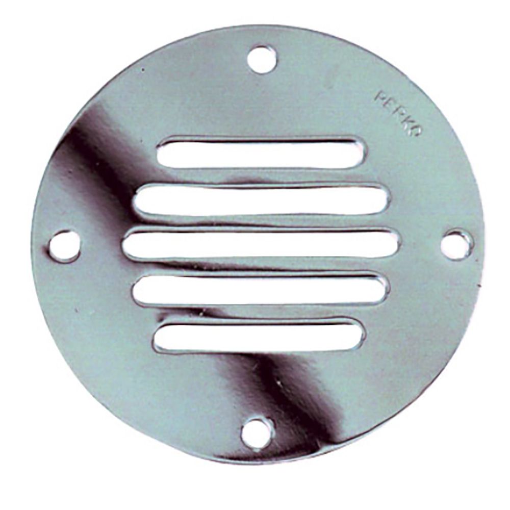 Image 1: Perko Stainless Steel Round Locker Ventilator 2-1/2"