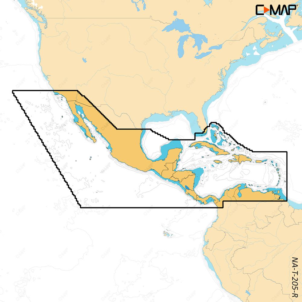 Image 1: C-MAP REVEAL™ X - Central America & Caribbean