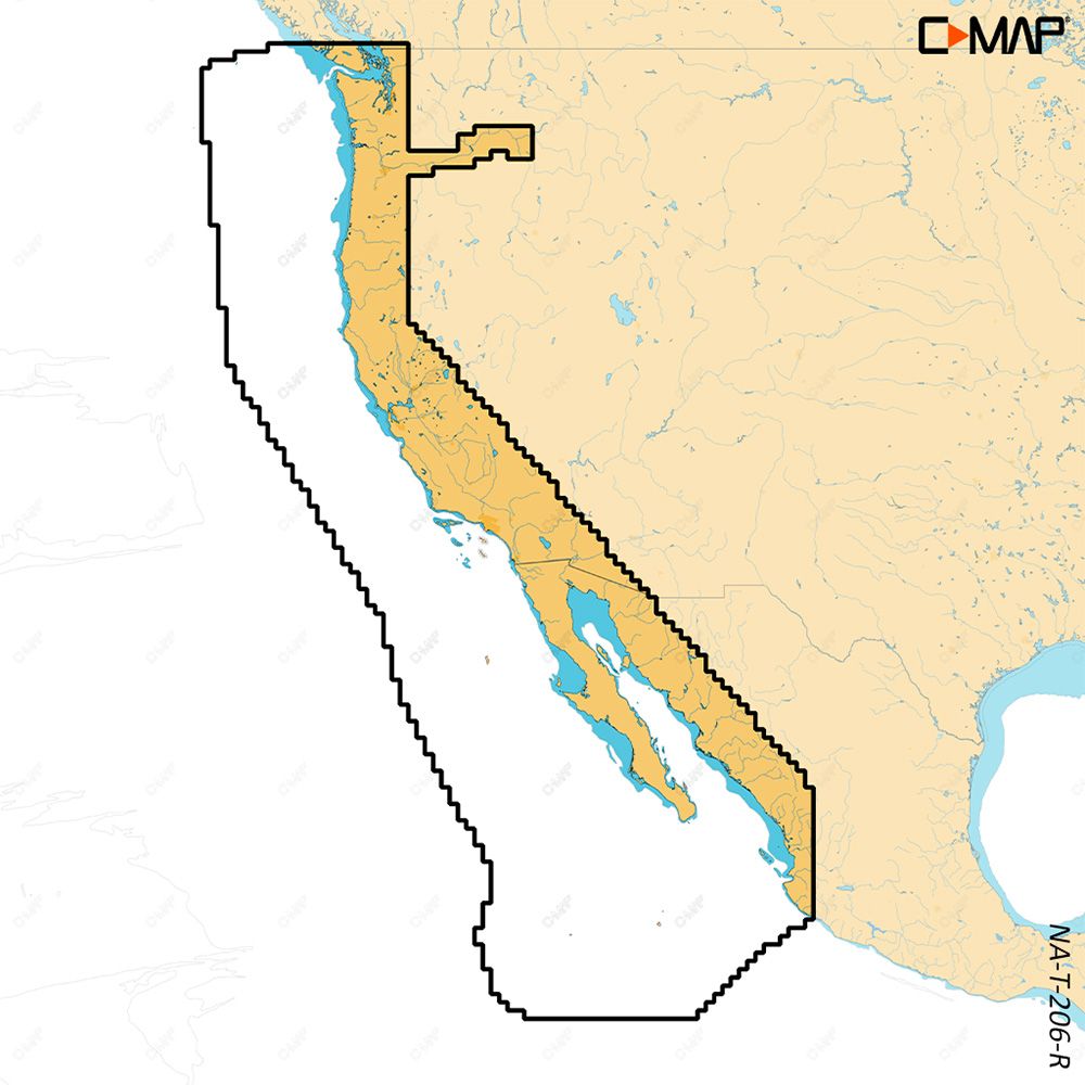 Image 1: C-MAP REVEAL™ X - U.S. West Coat & Baja California